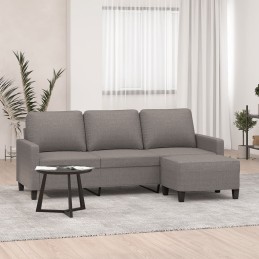 3-Sitzer-Sofa mit Hocker...