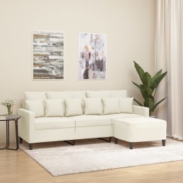 3-Sitzer-Sofa mit Hocker...