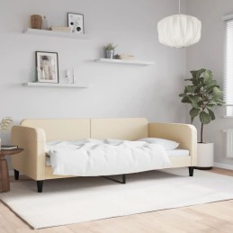 Tagesbett Creme 100x200 cm...