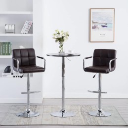 Barhocker 2 Stk. Braun...