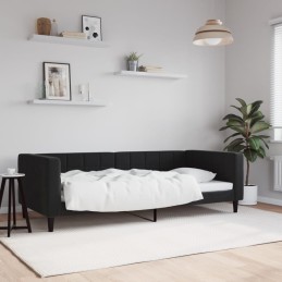 Tagesbett Schwarz 90x190 cm...