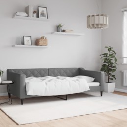 Tagesbett Dunkelgrau 90x190...