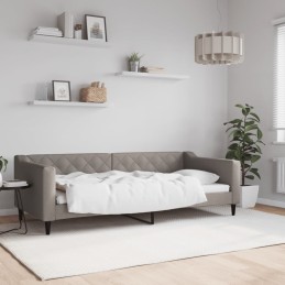 Tagesbett Taupe 90x200 cm...