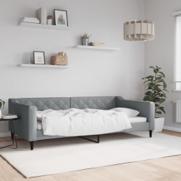 Tagesbett Hellgrau 100x200...