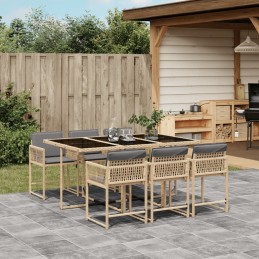 7-tlg. Garten-Essgruppe mit...
