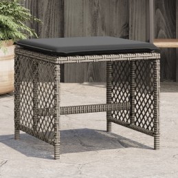Gartenhocker mit Kissen 4...