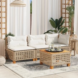 Gartensofa mit Kissen...