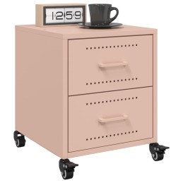 Nachttische 2 Stk. Rosa...