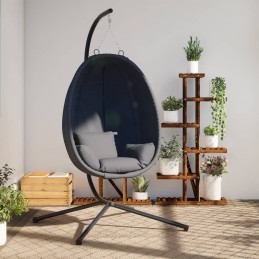 Hängesessel Ei-Design mit...