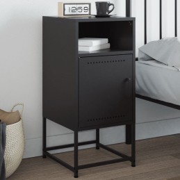 Nachttisch Schwarz 36x39x78...