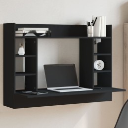 Wand-Schreibtisch Schwarz...