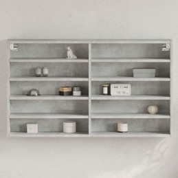 Vitrinenschrank Betongrau...