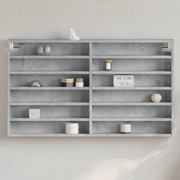 Vitrinenschrank Betongrau...