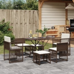 7-tlg. Garten-Essgruppe mit...