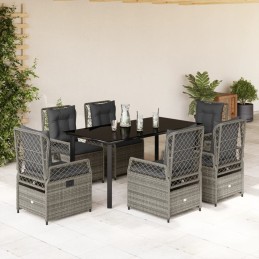 7-tlg. Garten-Essgruppe mit...