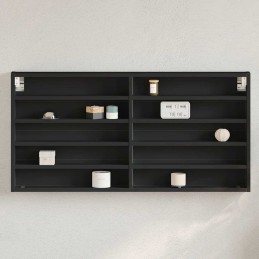 Vitrinenschrank Schwarz...
