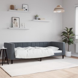Tagesbett Dunkelgrau 80x200...