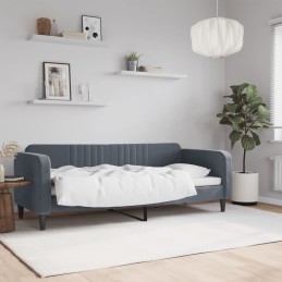 Tagesbett Dunkelgrau 80x200...