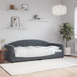 Tagesbett Dunkelgrau 80x200...