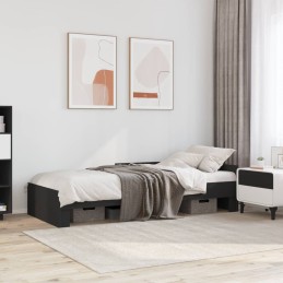 Bettgestell Schwarz 100x200...