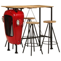 5-tlg. Bar-Set Massivholz...