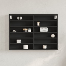 Vitrinenschrank Schwarz...