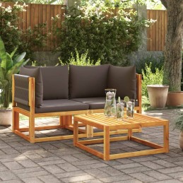 Garten-Ecksofas mit Kissen...