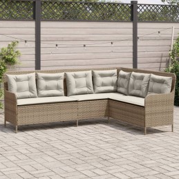 Gartensofa in L-Form mit...