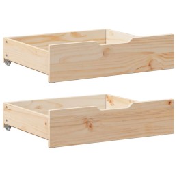 Bettschubladen mit Rollen 2...