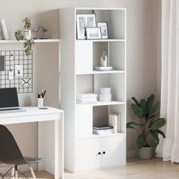 Bücherregal Weiß 70x36x189...