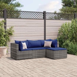 4-tlg. Garten-Lounge-Set...