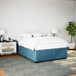 Bettgestell Blau 140x190 cm...