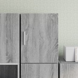 Wandschrank Grau Sonoma...