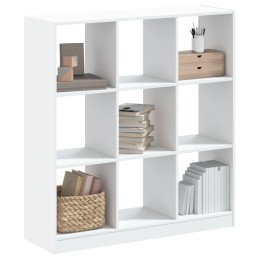 Bücherregal Weiß 102x32x108...