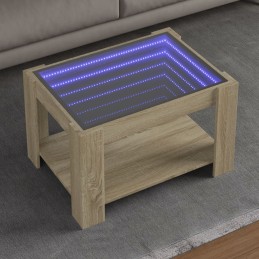 LED-Couchtisch Sonoma Eiche...
