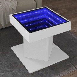 LED-Couchtisch Weiß...