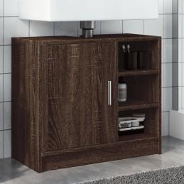 Waschbeckenschrank Braun...