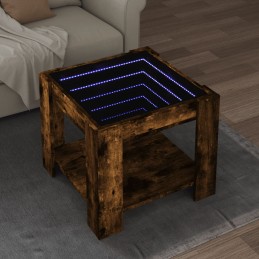 LED-Couchtisch Räuchereiche...