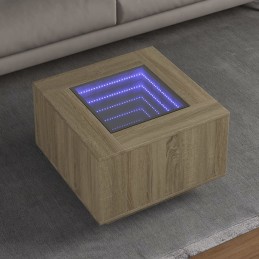 LED-Couchtisch Sonoma-Eiche...