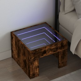 Nachttisch mit Infinity-LED...