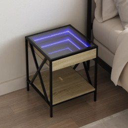 Nachttisch mit Infinity-LED...