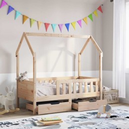 Kinderbett mit Schubladen...