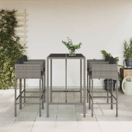 5-tlg. Gartenbar-Set mit...