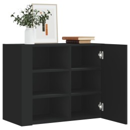 Wandregal Schwarz 75x35x60...