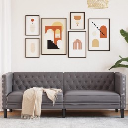 Chesterfield-Sofa 3-Sitzer...