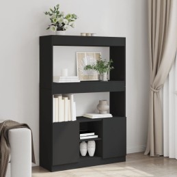 Highboard Schwarz 92x33x140...