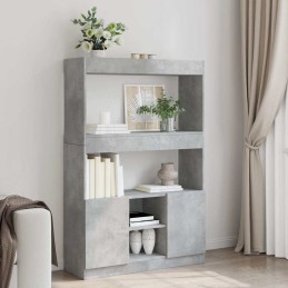 Highboard Betongrau...