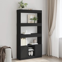 Highboard Schwarz 92x33x180...