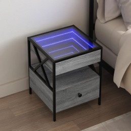 Nachttisch mit Infinity-LED...