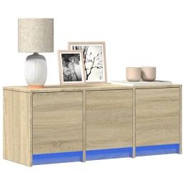 TV-Schrank LED Sonoma-Eiche...